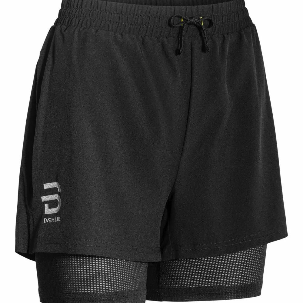 New Dæhlie Women's Shorts Run 2-in-1 Black
