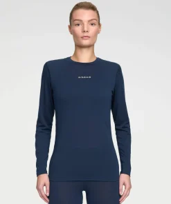 Clearance Dæhlie Women's Training Wool Mix Long Sleeve Navy