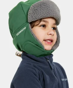 Didriksons Kids' Biggles Cap 6 Pine Green