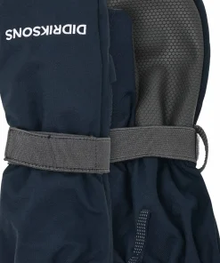Didriksons Kids' Biggles Zip Mitten 8 Navy