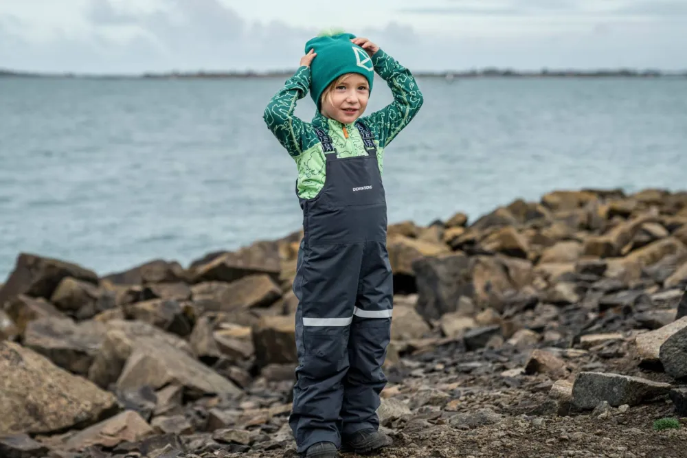 Didriksons Kids' Bjärven Bib Pants Navy
