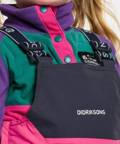 New Didriksons Kids' Bjärven Bib Pants True Pink
