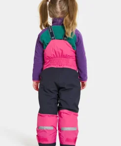 New Didriksons Kids' Bjärven Bib Pants True Pink