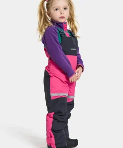 New Didriksons Kids' Bjärven Bib Pants True Pink
