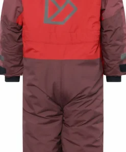 Sale Didriksons Kids' Bjärven Coverall 4 Pomme Red
