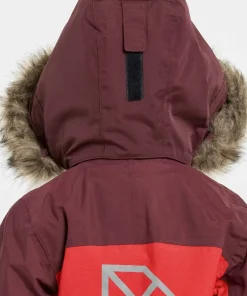Sale Didriksons Kids' Bjärven Coverall 4 Pomme Red