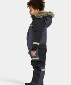 Hot Didriksons Kids' Bjärven Coverall 3 Navy