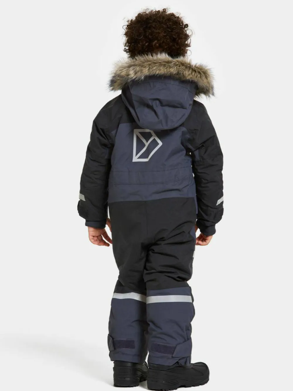 Hot Didriksons Kids' Bjärven Coverall 3 Navy
