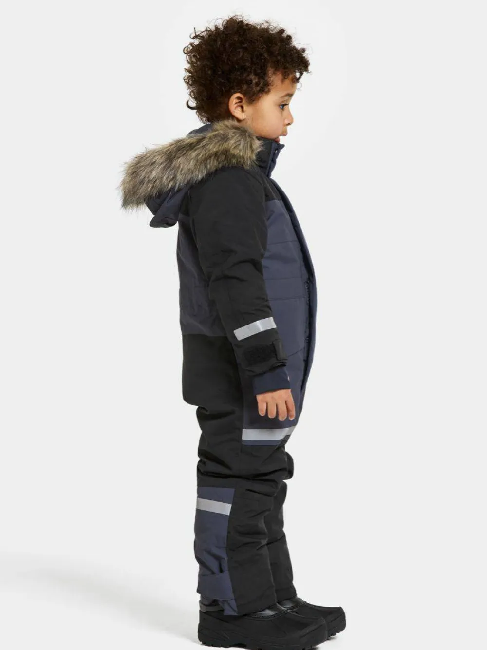 Hot Didriksons Kids' Bjärven Coverall 3 Navy