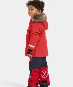 Hot Didriksons Kids' Bjärven Parka 4 Pomme Red
