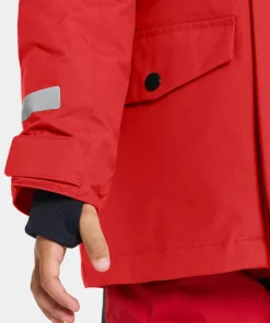 Hot Didriksons Kids' Bjärven Parka 4 Pomme Red
