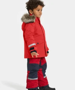 Hot Didriksons Kids' Bjärven Parka 4 Pomme Red