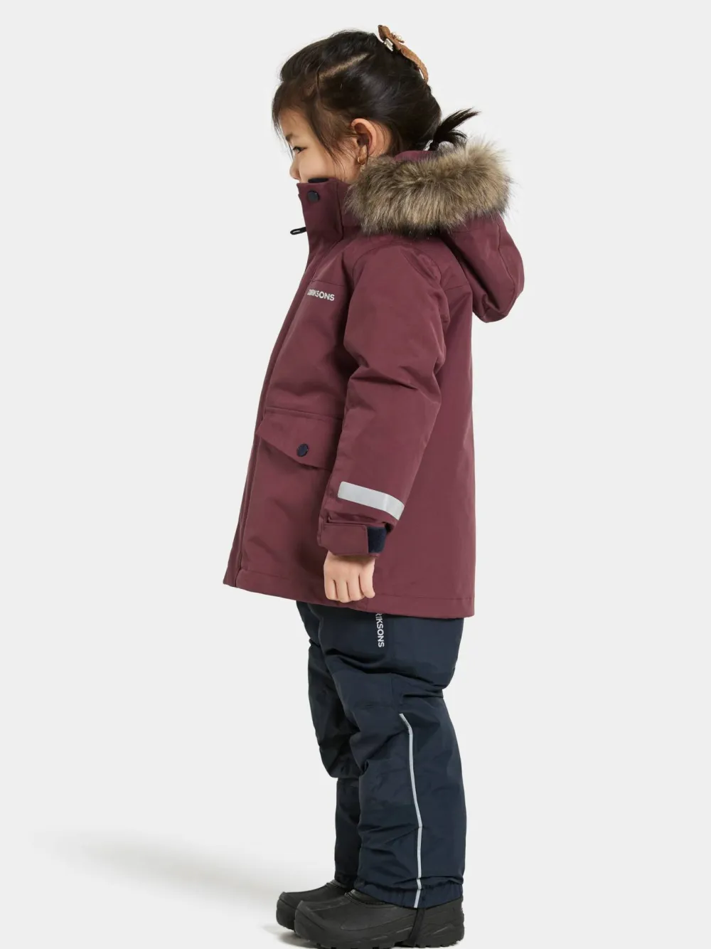 Best Didriksons Kids' Bjärven Parka 4 Anemon Red