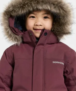 Best Didriksons Kids' Bjärven Parka 4 Anemon Red