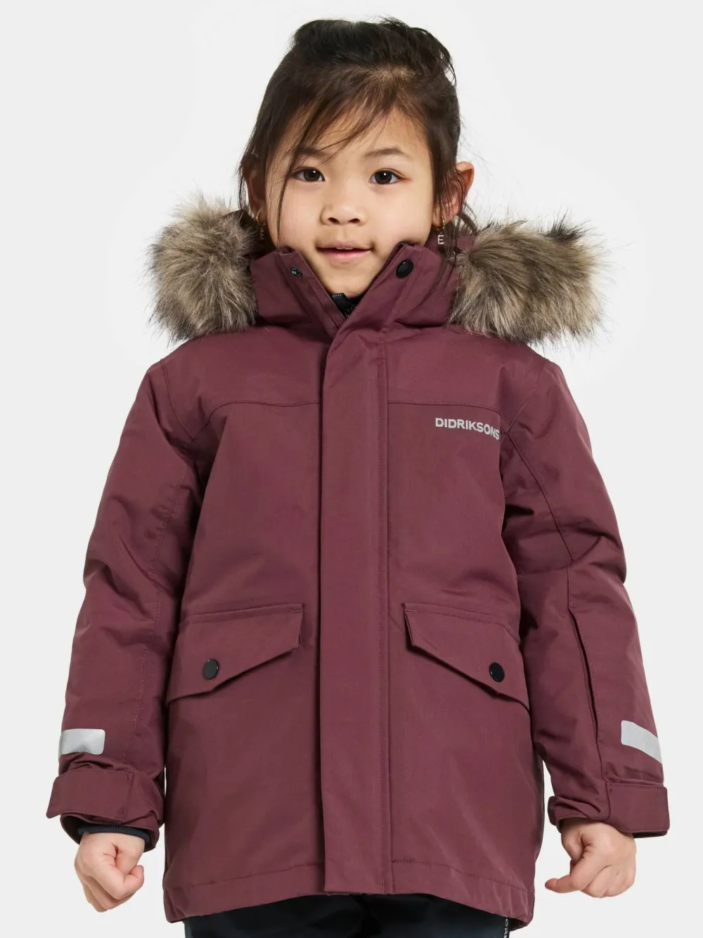 Best Didriksons Kids' Bjärven Parka 4 Anemon Red