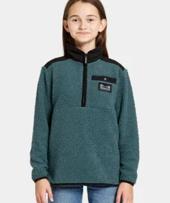 Best Didriksons Kids' Exa Half Zip Star Blue