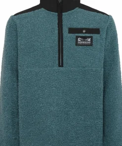 Best Didriksons Kids' Exa Half Zip Star Blue