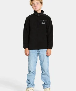 Clearance Didriksons Kids' Exa Half Zip Black