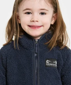 Clearance Didriksons Kids' Gibbs Full Zip 2 Navy