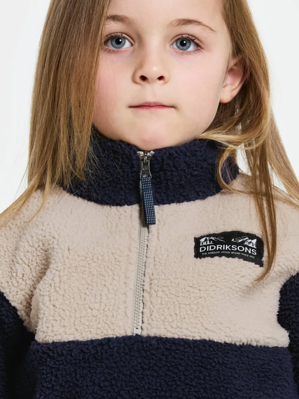 New Didriksons Kids' Gosig Half Zip Navy