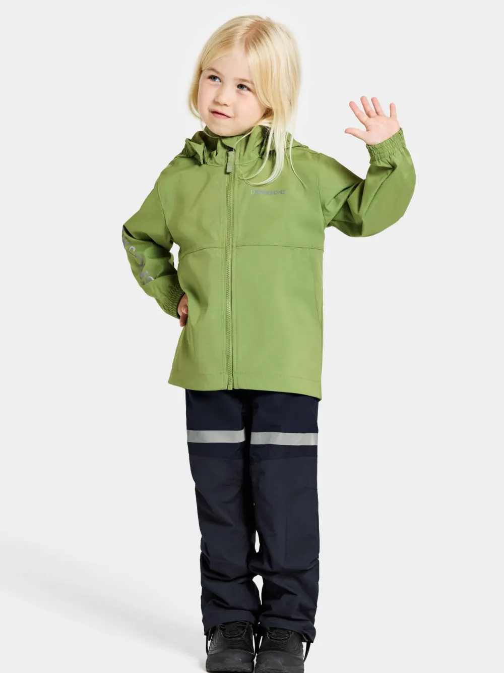 Outlet Didriksons Kids' Hallon Jacket Algae Green