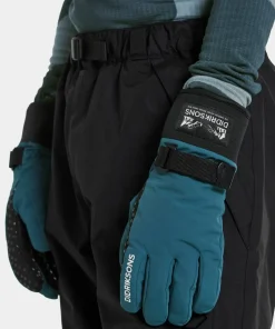 New Didriksons Kids' Lovas Five Finger Gloves 2 Star Blue