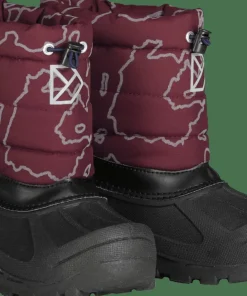 Discount Didriksons Kids' Lumi Boots Grundsund Reflective Wine