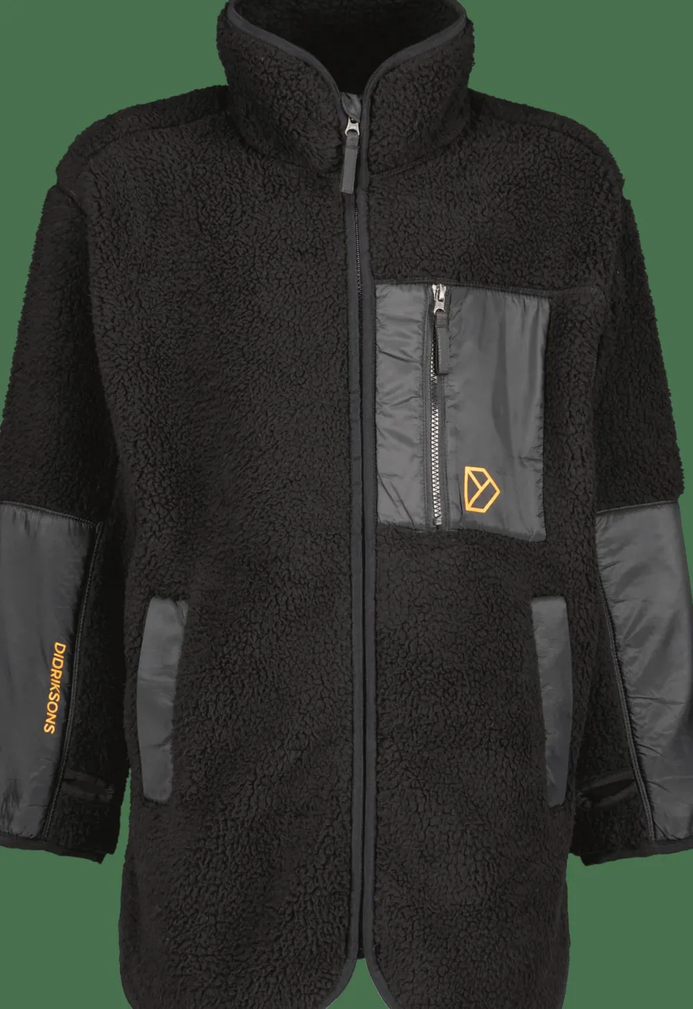 Sale Didriksons Kids' Marmor Full Zip Long Black