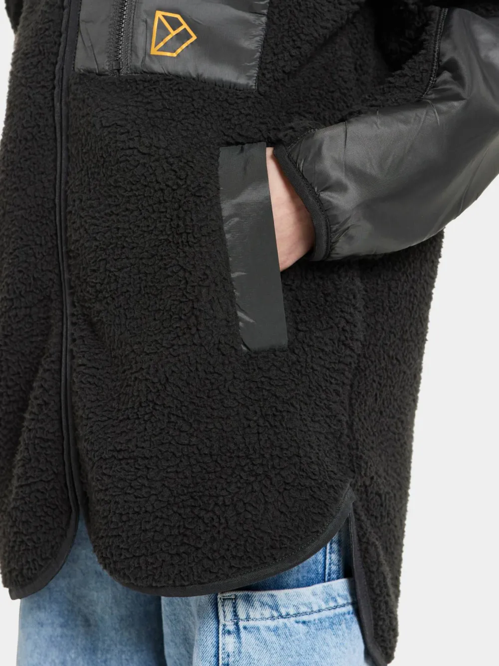 Sale Didriksons Kids' Marmor Full Zip Long Black