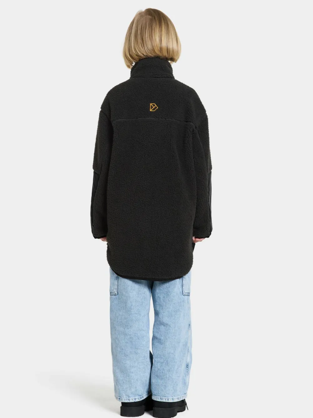 Sale Didriksons Kids' Marmor Full Zip Long Black