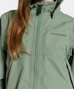 Didriksons Kids' Meliss Jacket Light Moss