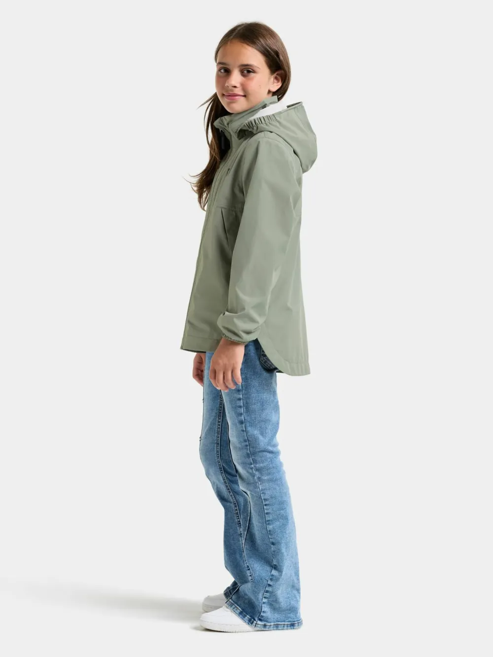 Hot Didriksons Kids' Meliss Jacket 2 Wilted Leaf