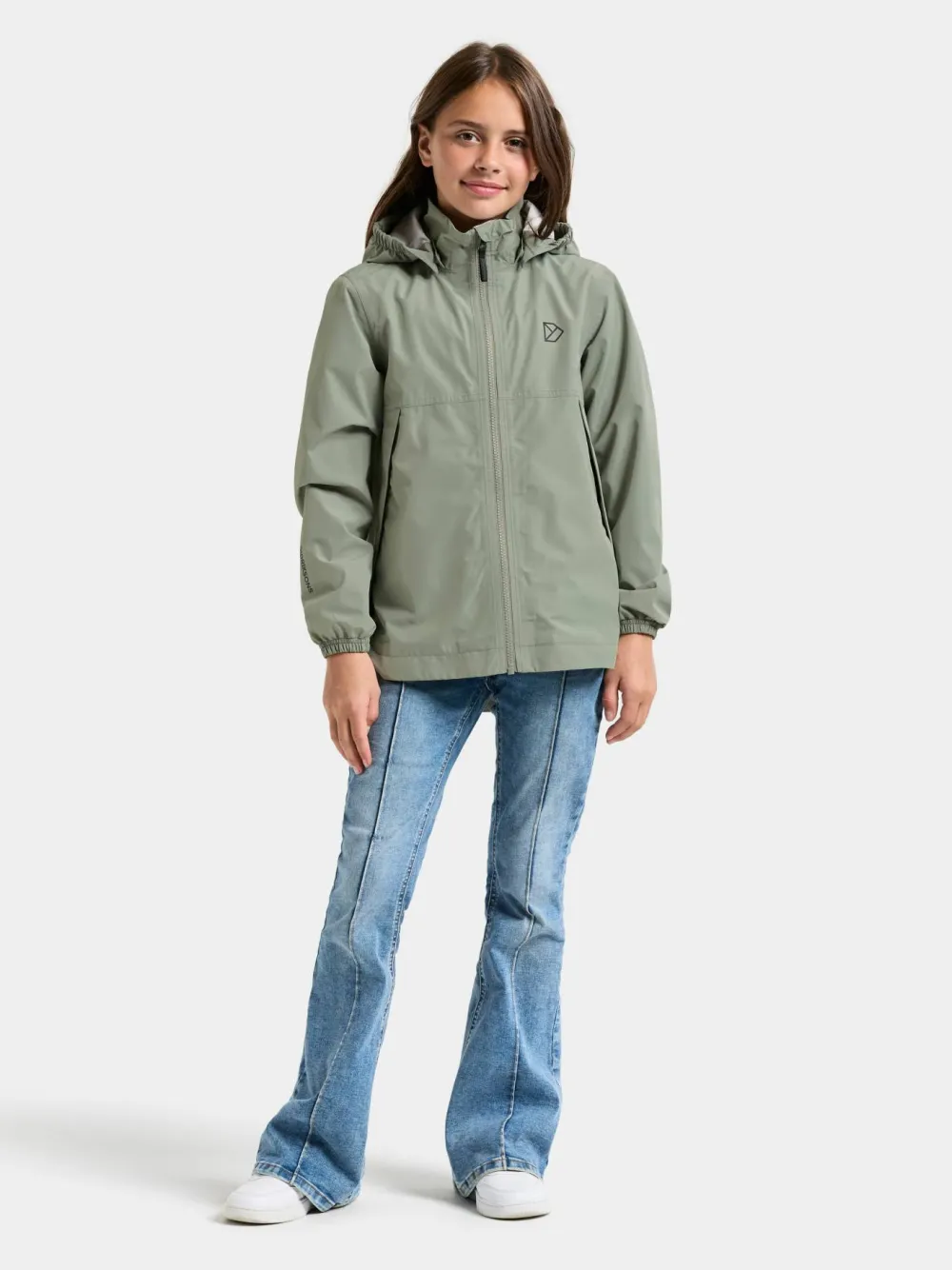 Hot Didriksons Kids' Meliss Jacket 2 Wilted Leaf