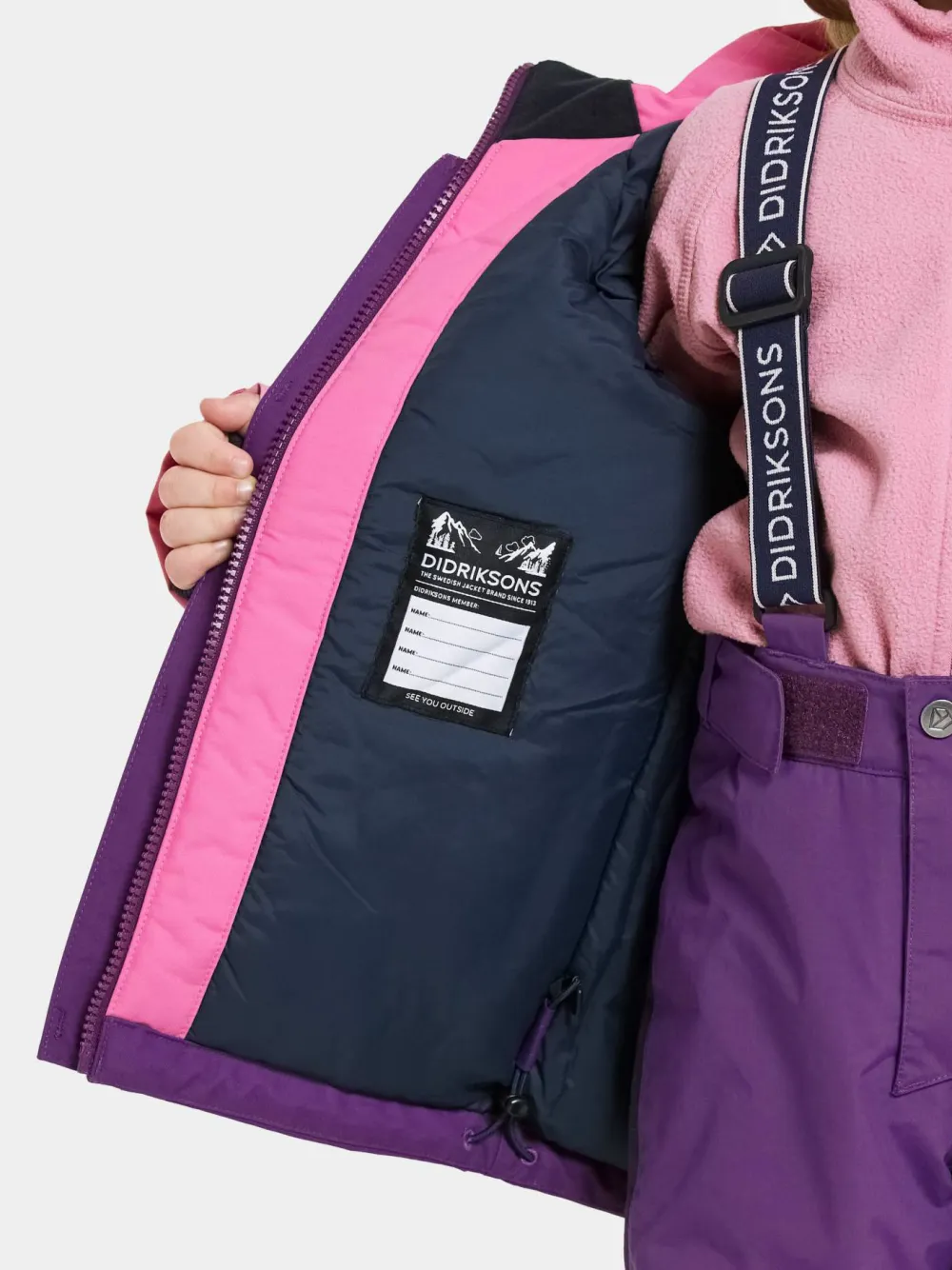 New Didriksons Kids' Neptun Jacket 4 Royal Purple