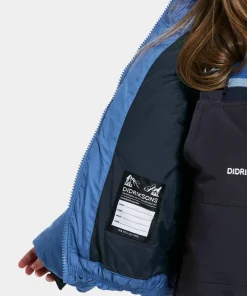 Clearance Didriksons Kids' Roxen Jacket Sapphire Blue