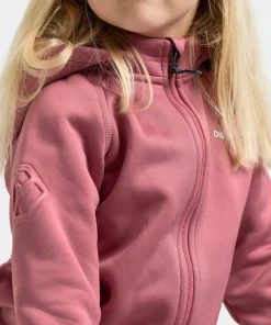 Clearance Didriksons Kids' Siljan Full Zip Heather Pink