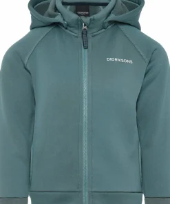 Clearance Didriksons Kids' Siljan Full Zip Factory Blue
