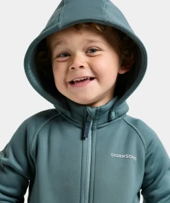 Clearance Didriksons Kids' Siljan Full Zip Factory Blue