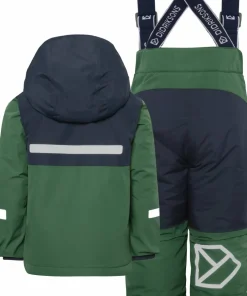 Best Didriksons Kids' Skare Set Pine Green