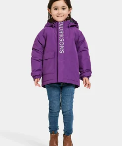 Outlet Didriksons Kids' Talvi Jacket Royal Purple