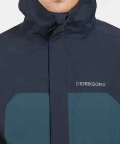 Clearance Didriksons Men's Grit Jacket 3 Sleepy Blue