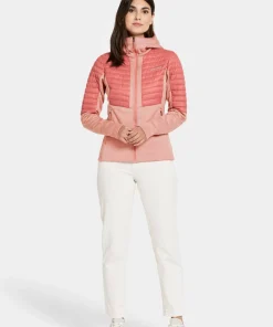 Didriksons Women's Annema Full Zip 6 Powder Pink