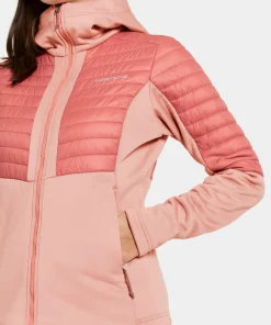 Didriksons Women's Annema Full Zip 6 Powder Pink