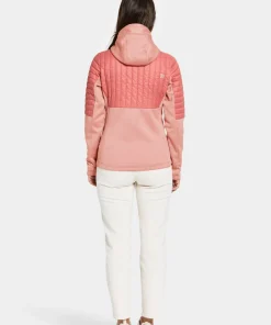 Didriksons Women's Annema Full Zip 6 Powder Pink