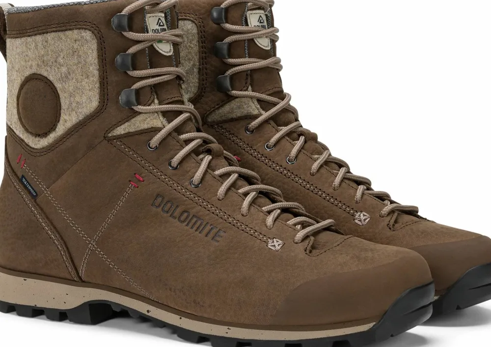 Best Dolomite Men's 54 Warm Evo WP Pinecone Brown