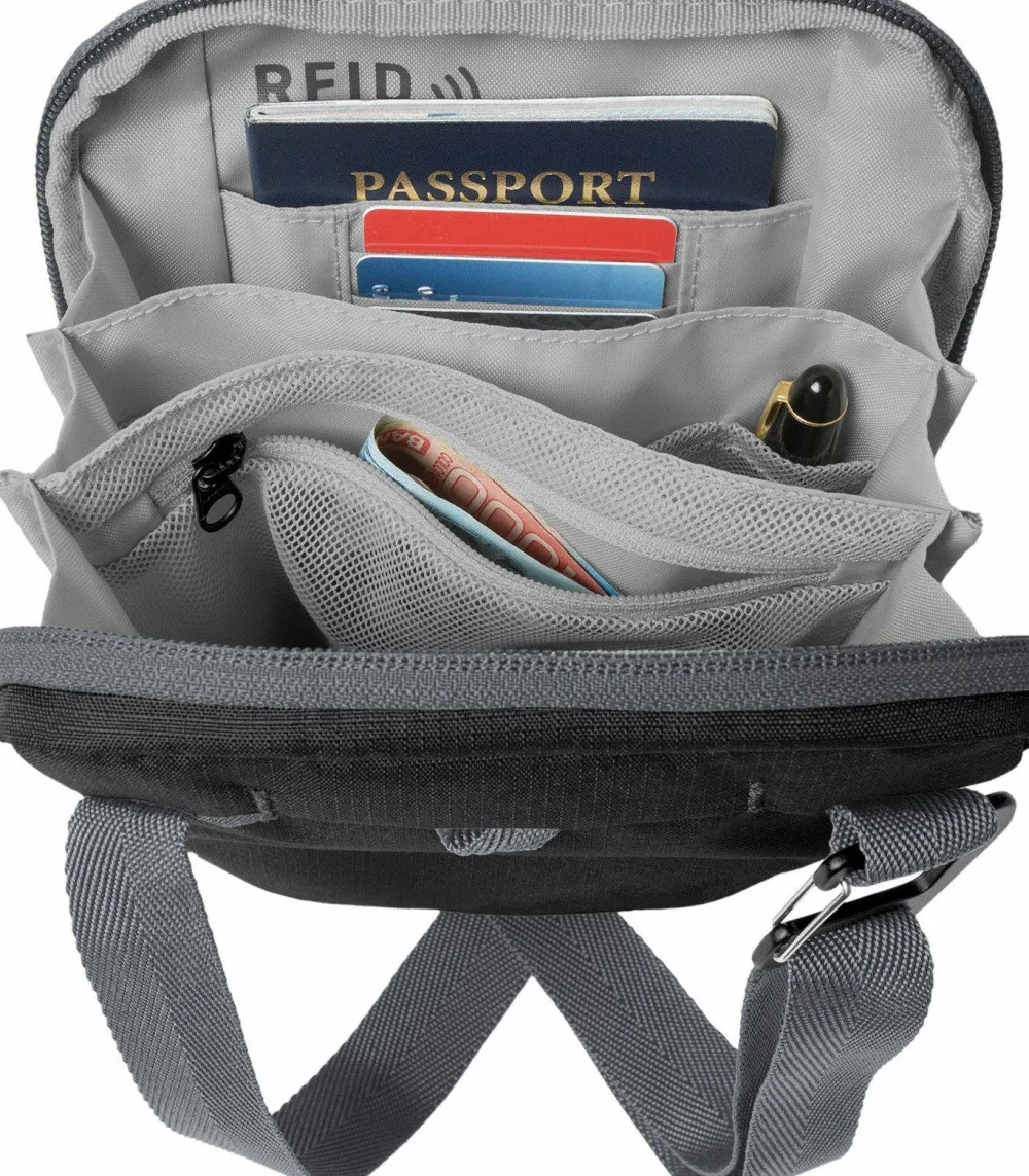 New Eagle Creek Stash RFID Crossbody Bag Black
