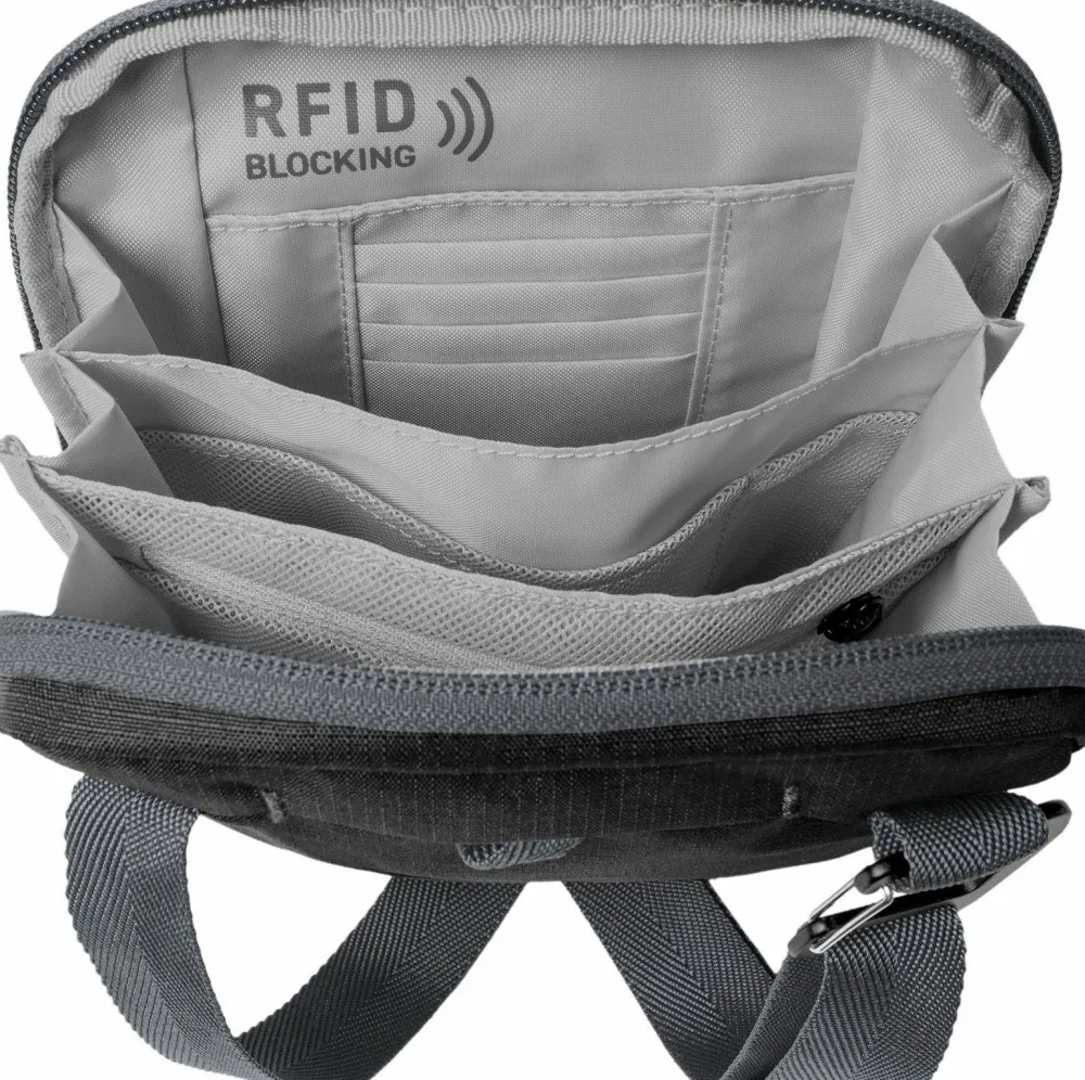 New Eagle Creek Stash RFID Crossbody Bag Black