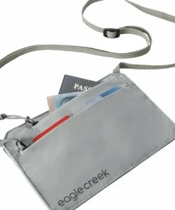 New Eagle Creek Undercover RFID Neck Wallet Storm Grey