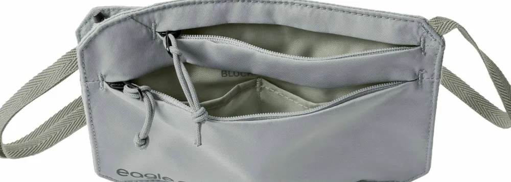 New Eagle Creek Undercover RFID Neck Wallet Storm Grey