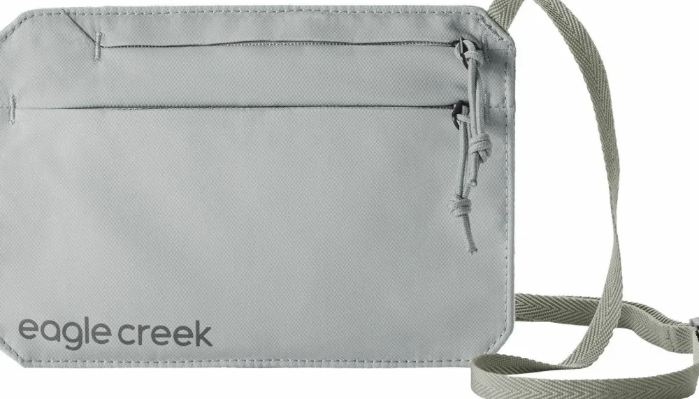 New Eagle Creek Undercover RFID Neck Wallet Storm Grey